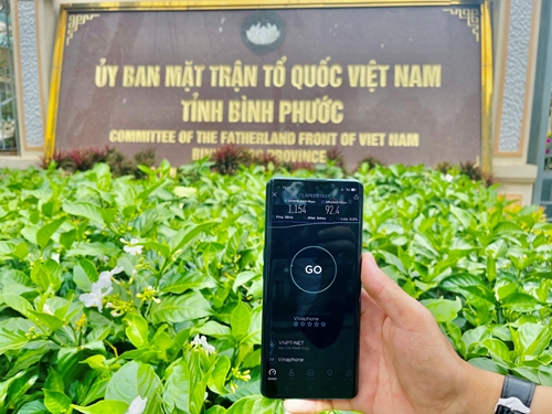 Phát sóng thử nghiệm thương mại mạng 5G tại tỉnh Bình Phước